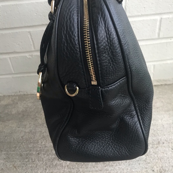 MICHAEL Michael Kors Black Knox Leather Satchel - Picture 7 of 14